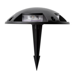 Litecraft 4 Way Black Outdoor Led Surface Mount Drive Over Ground Light - Black - thumbnail 2