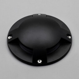 Litecraft 4 Way Black Outdoor Led Surface Mount Drive Over Ground Light - Black - thumbnail 4