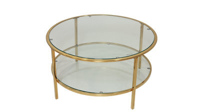 Q&p Furniture Clio Round Coffee Table - image 1
