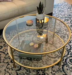 Q&p Furniture Clio Round Coffee Table - thumbnail 2