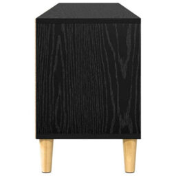 Berkfield Tv Cabinet Black Oak 150 X 30 X 45 Cm Engineered Wood - thumbnail 7