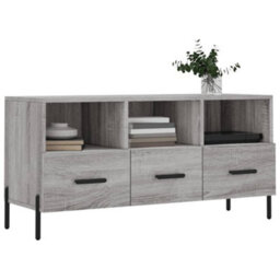 Berkfield Tv Cabinet Grey Sonoma 102X36X50 Cm Engineered Wood - thumbnail 3