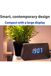 Grouptronics Gtq-Renew Wireless Charging Alarm Clock With Dual Alarm And Usb Port - thumbnail 4