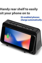Grouptronics Gtq-Renew Wireless Charging Alarm Clock With Dual Alarm And Usb Port - thumbnail 2