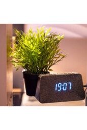 Grouptronics Gtq-Renew Wireless Charging Alarm Clock With Dual Alarm And Usb Port - thumbnail 3