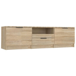 Walplus Tv Cabinet Sonoma Oak 140X35X40 Cm Engineered Wood - thumbnail 2