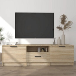 Walplus Tv Cabinet Sonoma Oak 140X35X40 Cm Engineered Wood