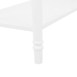 Beliani Cottage Console Table Tobago White - thumbnail 9