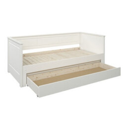 Flair Noomi Erika Solid Wood Guest Bed - White - thumbnail 6
