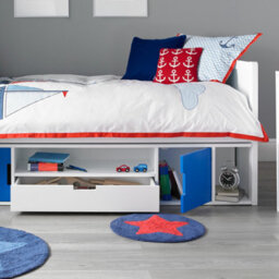 Vancouver Cabin Bed Frame Only - Blue - thumbnail 4