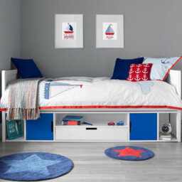 Vancouver Cabin Bed Frame Only - Blue - thumbnail 2