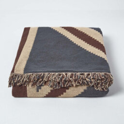 Homescapes Cotton Union Jack Flag Throw, 125 X 150 Cm - thumbnail 2