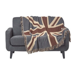 Homescapes Cotton Union Jack Flag Throw, 125 X 150 Cm - thumbnail 1