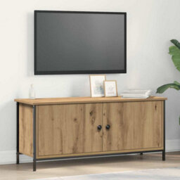 Berkfield Tv Stand - Artisan Oak Artisan Oak Engineered Wood 102 X 35 X 45 Cm - thumbnail 1