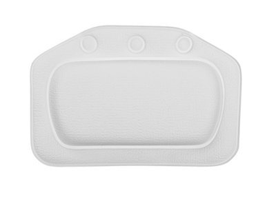 Showerdrape Comfy White Bath Pillow - image 1