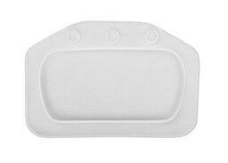Showerdrape Comfy White Bath Pillow