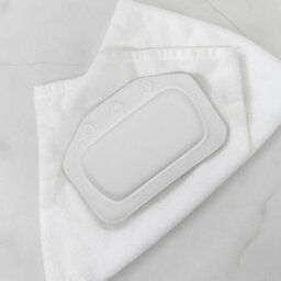 Showerdrape Comfy White Bath Pillow - thumbnail 3