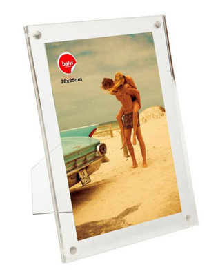 Balvi Claire Clear Acrylic Photo Frame Freestanding Holds A 15X20Cm Picture - image 1