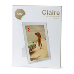 Balvi Claire Clear Acrylic Photo Frame Freestanding Holds A 15X20Cm Picture - thumbnail 2