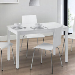 Oakham Premium Takumi 114Cm Dining Table - Satin White - thumbnail 2