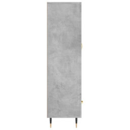 Berkfield Highboard Concrete Grey 69.5X31X115 Cm Engineered Wood - thumbnail 7