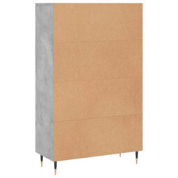 Berkfield Highboard Concrete Grey 69.5X31X115 Cm Engineered Wood - thumbnail 8