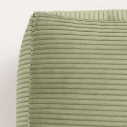 icon Dalton Cord Adults Bean Bag Recliner And Pouffe, Ready Filled Beanbag And Footstool Sage Green - thumbnail 7