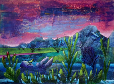 Starfall Night 40 X 30 X 0.1 Cm (15.7 X 11.8 X 0 Inches) - image 1