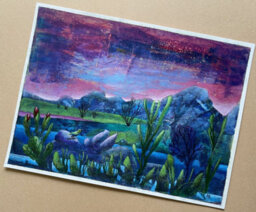 Starfall Night 40 X 30 X 0.1 Cm (15.7 X 11.8 X 0 Inches) - thumbnail 4