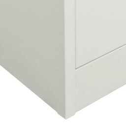 Vidaxl Office Cabinet Light Grey 90X40X180 Cm Steel - thumbnail 7