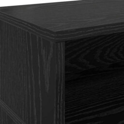 Berkfield Modern Desk Black Oak 130X130X91 Cm Engineered Wood - thumbnail 9
