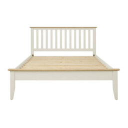 Statement Furniture Pembroke 5Ft King Size Bed Frame With Slatted Headboard - Pebble - thumbnail 1