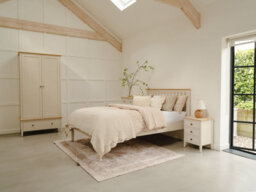Statement Furniture Pembroke 5Ft King Size Bed Frame With Slatted Headboard - Pebble - thumbnail 7