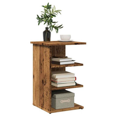 Berkfield Sideboard Old Wood 35X35X55 Cm Engineered Wood - image 1