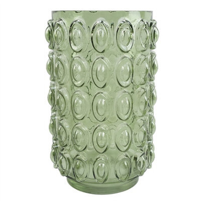 Leaf 30Cm Green Retro Bubble Vase Large - image 1
