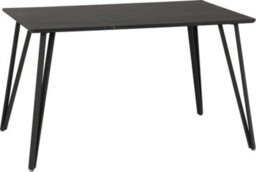 Seconique Marlow Black Marble Effect Dining Set 4 Brown Faux Leather Chairs - thumbnail 8