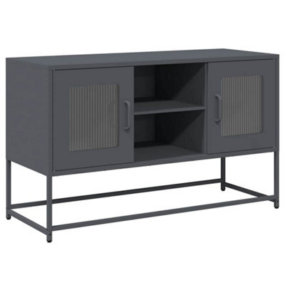 Berkfield Industrial Tv Cabinet Anthracite 100.5X39X60.5 Cm Steel - image 1