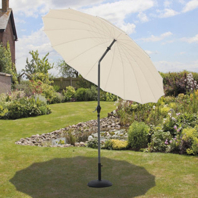 Suntime Garden Shanghai 2.7M Ecru Oriental Parasol