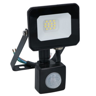 AB Tools 10 Watt Led Mini Floodlight Garden Lighting 800 Lumens Ip65 + Motion Sensor - image 1