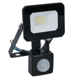AB Tools 10 Watt Led Mini Floodlight Garden Lighting 800 Lumens Ip65 + Motion Sensor - thumbnail 1