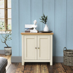 Farrow Cream Small 2 Door Cabinet - Fully Assembled By Roseland Furniture - thumbnail 2