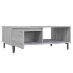 Berkfield Modern Coffee Table Grey Sonoma 90X60X35 Cm Engineered Wood - thumbnail 5
