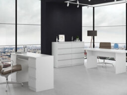 M8 140 Large Malwa Chest Of Drawers White - thumbnail 3