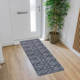 Jvl Fiora Machine Washable Runner Rug 50X150Cm Diamond Pulse - thumbnail 7