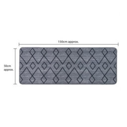 Jvl Fiora Machine Washable Runner Rug 50X150Cm Diamond Pulse - thumbnail 9