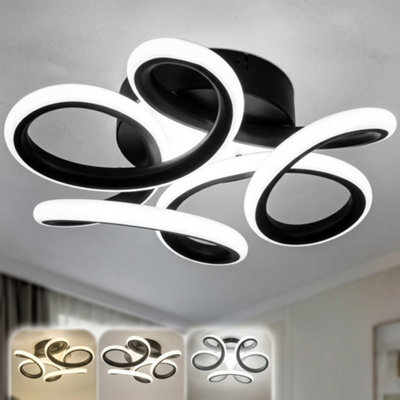 Dimmable Led Ceiling Light Modern Chandelier Style Lamp For Living Room And Bedroom - image 1