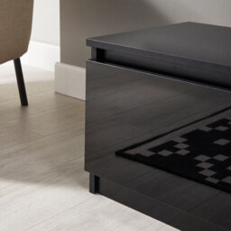 MMT Funiture Designs Modern Tv Stand Cabinet Black 140Cm Matt Gloss Suitable For 42 49 50 55 65 Inch Tv's - thumbnail 6