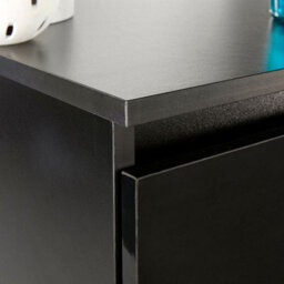 MMT Funiture Designs Modern Tv Stand Cabinet Black 140Cm Matt Gloss Suitable For 42 49 50 55 65 Inch Tv's - thumbnail 4