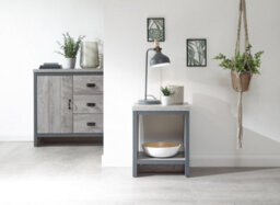 Gfw Boston Simple Lamp Table Grey - thumbnail 2
