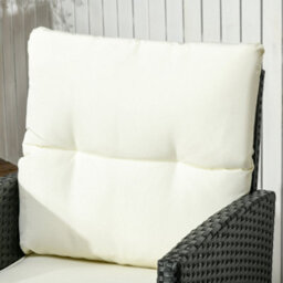 Wyld Haus Coma 7-Seater Black Pe Rattan Garden Sofa Set With Cream Cushions, Footstools And Glass Dining Table - thumbnail 9